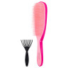 Расческа для волос массажная 22,5х6,5 см, розовая + щетка для чистки В ПОДАРОК, MONTE VITA (МОНТЕ ВИТА), 457428 по низкой цене оптом 