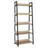 Стеллаж на металлокаркасе BRABIX "LOFT SH-003", 600х350х1500 мм, 5 полок, цвет дуб натуральный, 641236 по низкой цене оптом 