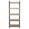 Стеллаж на металлокаркасе BRABIX "LOFT SH-003", 600х350х1500 мм, 5 полок, цвет дуб натуральный, 641236 по низкой цене оптом 