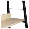 Стеллаж на металлокаркасе BRABIX "LOFT SH-003", 600х350х1500 мм, 5 полок, цвет дуб натуральный, 641236 по низкой цене оптом 