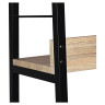 Стеллаж на металлокаркасе BRABIX "LOFT SH-003", 600х350х1500 мм, 5 полок, цвет дуб натуральный, 641236 по низкой цене оптом 