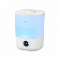 Увлажнитель воздуха BQ (БИ-КЬЮ) HDR1010, объем бака 4 л, 25 Вт, аромаконтейнер, белый/синий, 86196445