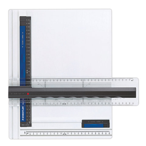 Доска чертежная STAEDTLER (Штедлер, Германия), формат А4, с рейсшиной, пластик, нескользящие резиновые ножки, 661 A4 по низкой цене оптом 