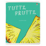Тетрадь А5 96 л. АЛЬТ скоба, клетка, гибридный лак, "Fresh & Fruity" (5 видов), 7-96-1159 по низкой цене оптом 