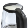 Чайник SONNEN KT-1788, 1,7 л, 2200 Вт, закрытый нагревательный элемент, стекло, черный, подсветка, 454349 по низкой цене оптом Краснодар, Москва, Уфа, Казань, Барнаул, Владивосток, Хабаровск, Сахалин, Красноярск, Екатеренбург, 