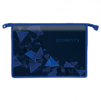 Папка для труда на молнии BRAUBERG А4, 2 отделения, органайзер, "Geometry", 270980