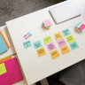 Блок самоклеящийся (стикер) POST-IT ORIGINAL "Радуга Акватик" 76х76 мм, 100 л., ассорти, 654RBAQ по низкой цене оптом 