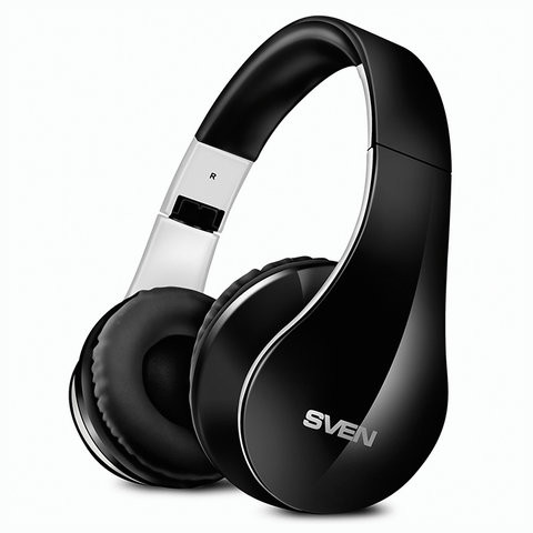 Наушники с микрофоном (гарнитура) SVEN AP-B450MV, Bluetooth, беспроводные, с оголовьем, черные, SV-012694 по низкой цене оптом Краснодар, Москва, Уфа, Казань, Барнаул, Владивосток, Хабаровск, Сахалин, Красноярск, Екатеренбург, 