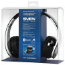 Наушники с микрофоном (гарнитура) SVEN AP-B450MV, Bluetooth, беспроводные, с оголовьем, черные, SV-012694 по низкой цене оптом Краснодар, Москва, Уфа, Казань, Барнаул, Владивосток, Хабаровск, Сахалин, Красноярск, Екатеренбург, 