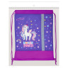 Мешок для обуви ЮНЛАНДИЯ, светоотражающая полоса, 47х37 см, "Unicorn power", 229169 по низкой цене оптом 
