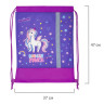 Мешок для обуви ЮНЛАНДИЯ, светоотражающая полоса, 47х37 см, "Unicorn power", 229169 по низкой цене оптом 