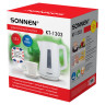 Чайник электрический SONNEN KT-1303, 1,7 л, 2200 Вт, пластик, белый, 456374 по низкой цене оптом Краснодар, Москва, Уфа, Казань, Барнаул, Владивосток, Хабаровск, Сахалин, Красноярск, Екатеренбург, 
