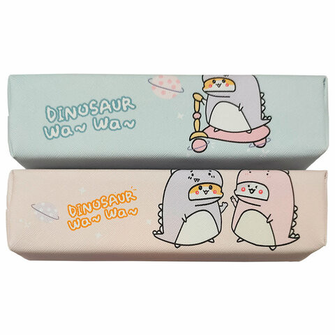 Пенал мягкий ПИФАГОР, 1 отделение, ПВХ, ассорти Dinos, 20x6х4 см, 273823 по низкой цене оптом 