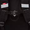 Ранец GRIZZLY анатомическая спинка, c брелоком, для девочек, "HEARTS", чёрный 36х28х20 см, RAz-586-5/1 по низкой цене оптом 