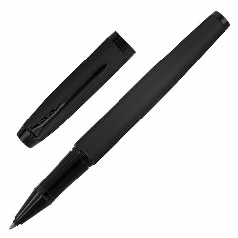 Ручка-роллер PARKER "IM Achromatic Black BT", корпус черный матовый, нержавеющая сталь, черная, 2127743 по низкой цене оптом 
