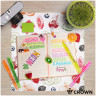 Набор текстовыделителей CROWN 4 шт., АРОМАТИЗИРОВАННЫЕ, АССОРТИ,"Multi Hi-Lighter", линия 1-4 мм, F-500-4 по низкой цене оптом Краснодар, Москва, Уфа, Казань, Барнаул, Владивосток, Хабаровск, Сахалин, Красноярск, Екатеренбург, 