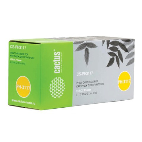 Картридж лазерный CACTUS (CS-PH3117) для XEROX Phaser3117/3122/3124/3125, ресурс 3000 стр. по низкой цене оптом 