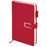 Ежедневник недатированный А5 143х210мм BRAUBERG Deluxe, под кожу, магнит 160л, красный, 117142 по низкой цене оптом Ежедневник недатированный А5 143х210мм BRAUBERG Deluxe, под кожу, магнит 160л, красный, 117142 по низкой цене оптом