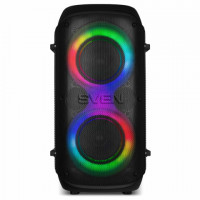 Колонка портативная SVEN PS-800, 100 Вт, TWS, Bluetooth, FM, USB, microSD, LED-дисплей, черная, SV-021511