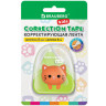 Корректирующая лента BRAUBERG KIDS Котенок, 5 мм х 6 м, корпус ассорти, блистер, 272494 по низкой цене оптом 