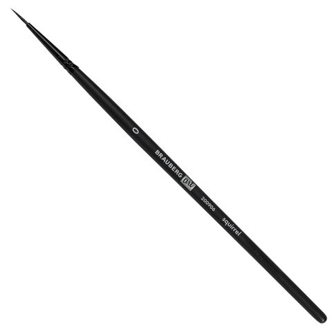 Кисть художественная проф. BRAUBERG ART CLASSIC, белка, круглая, № 0, короткая ручка, 200906 по низкой цене оптом 