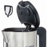 Чайник BOSCH TWK8611P, 1,5 л, 2400 Вт, закрытый нагревательный элемент, нержавеющая сталь, белый по низкой цене оптом Краснодар, Москва, Уфа, Казань, Барнаул, Владивосток, Хабаровск, Сахалин, Красноярск, Екатеренбург, 