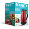 Чайник SCARLETT SC-EK21S76, 2 л, 1800 Вт, закрытый нагревательный элемент, сталь, красный по низкой цене оптом Краснодар, Москва, Уфа, Казань, Барнаул, Владивосток, Хабаровск, Сахалин, Красноярск, Екатеренбург, 