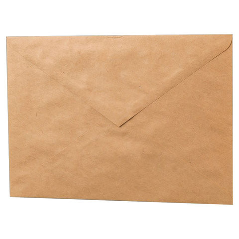 Конверты С5 (162х229 мм) КРАФТ, клей, 90 г/м2, КОМПЛЕКТ 1000 шт., треугольный клапан, 76423 по низкой цене оптом 