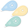 Корректирующая лента BRAUBERG PASTEL 5мм х12 м,вращающийся наконечник 90°, ВЫГОДНАЯ УПАКОВКА 3 штуки в блистере, механизм перемотки, 272489 по низкой цене оптом 