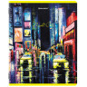 Тетради КОМПЛЕКТ 5 шт. А5, 48 л., BRAUBERG, скоба, клетка, TWIN лак, "Night City", 404396 по низкой цене оптом 