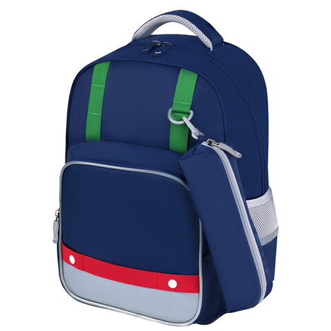 Рюкзак BRAUBERG KIDS MODE с пеналом в комплекте, 1 отделение, Color mood, 39х28x15 см, 273126 по низкой цене оптом 