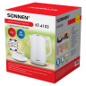 Чайник электрический с двойными стенками SONNEN KT-4103, 1,5 л, 2200 Вт, белый, 456376 по низкой цене оптом Краснодар, Москва, Уфа, Казань, Барнаул, Владивосток, Хабаровск, Сахалин, Красноярск, Екатеренбург, 
