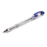 Ручка шариковая масляная BRAUBERG "Smooth Write", СИНЯЯ, корпус прозрачный, узел 0,7 мм, линия письма 0,35 мм, 142682 по низкой цене оптом 