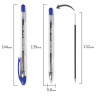 Ручка шариковая масляная BRAUBERG "Smooth Write", СИНЯЯ, корпус прозрачный, узел 0,7 мм, линия письма 0,35 мм, 142682 по низкой цене оптом 