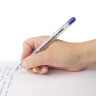 Ручка шариковая масляная BRAUBERG "Smooth Write", СИНЯЯ, корпус прозрачный, узел 0,7 мм, линия письма 0,35 мм, 142682 по низкой цене оптом 