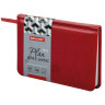 Еженедельник датированный 2026 МАЛЫЙ ФОРМАТ 95х155мм А6 BRAUBERG Rainbow, под кожу, красный, 117190 по низкой цене оптом 