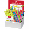 Карандаш-текстовыделитель Faber-Castell "Jumbo Grip Neon", ассорти, дисплей по низкой цене оптом Краснодар, Москва, Уфа, Казань, Барнаул, Владивосток, Хабаровск, Сахалин, Красноярск, Екатеренбург, 