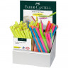 Карандаш-текстовыделитель Faber-Castell "Jumbo Grip Neon", ассорти, дисплей по низкой цене оптом Краснодар, Москва, Уфа, Казань, Барнаул, Владивосток, Хабаровск, Сахалин, Красноярск, Екатеренбург, 