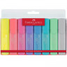 Набор текстовыделителей Faber-Castell "46 Pastel+Superfluorescent" 08цв., 1-5мм, пластик. уп., европодвес по низкой цене оптом Краснодар, Москва, Уфа, Казань, Барнаул, Владивосток, Хабаровск, Сахалин, Красноярск, Екатеренбург, 