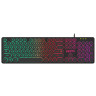 Клавиатура проводная игровая DEFENDER OZOTH GK-106, USB, 104 клавиши, с подсветкой, ч, 45106 по низкой цене оптом Краснодар, Москва, Уфа, Казань, Барнаул, Владивосток, Хабаровск, Сахалин, Красноярск, Екатеренбург, 