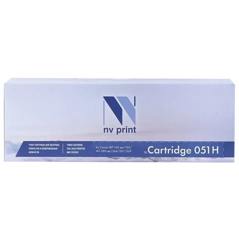 Картридж лазерный NV PRINT (NV-051H) для Canon LBP162dw/MF264dw/MF267dw/MF269dw, ресурс 4100 страниц по низкой цене оптом 