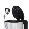 Чайник BOSCH TWK8613P, 1,5 л, 2400 Вт, закрытый нагревательный элемент, нержавеющая сталь, черный по низкой цене оптом Краснодар, Москва, Уфа, Казань, Барнаул, Владивосток, Хабаровск, Сахалин, Красноярск, Екатеренбург, 