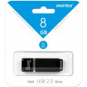 Флеш-диск 8 GB, SMARTBUY Quartz, USB 2.0, черный, SB8GBQZ-K по низкой цене оптом Краснодар, Москва, Уфа, Казань, Барнаул, Владивосток, Хабаровск, Сахалин, Красноярск, Екатеренбург, 