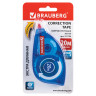 Корректирующая лента BRAUBERG 5 мм х 20 м, корпус синий, механизм перемотки, блистер, 227799 по низкой цене оптом 