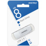 Флеш-диск 8GB SMARTBUY Scout USB 2.0, белый, SB008GB2SCW по низкой цене оптом Краснодар, Москва, Уфа, Казань, Барнаул, Владивосток, Хабаровск, Сахалин, Красноярск, Екатеренбург, 