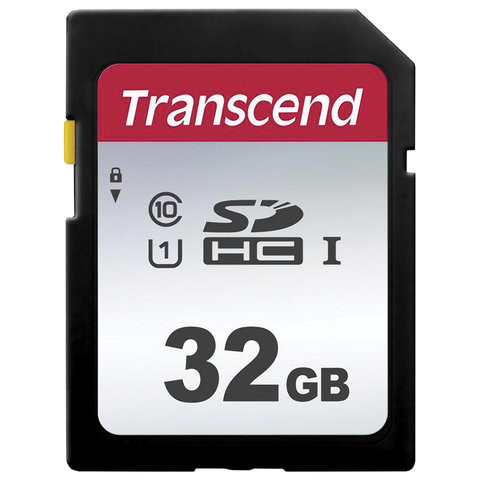 Карта памяти SDHC 32 GB TRANSCEND UHS-I U3, 95 Мб/сек (class 10), TS32GSDC300S по низкой цене оптом 