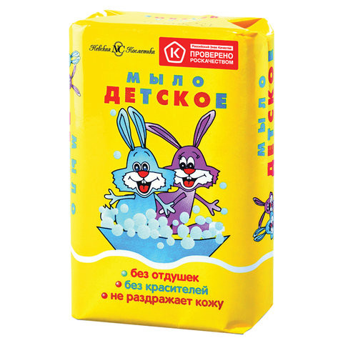 Мыло туалетное 90 г, "Детское" (Невская косметика), 10151 по низкой цене оптом 
