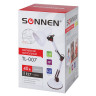 Светильник настольный SONNEN TL-007, на подставке + струбцина, 40 Вт, Е27, БЕЛЫЙ, высота 60 см, 235539 по низкой цене оптом Краснодар, Москва, Уфа, Казань, Барнаул, Владивосток, Хабаровск, Сахалин, Красноярск, Екатеренбург, 