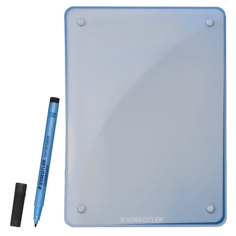Доска маркерная STAEDTLER (Германия), А5, 148х210 мм, с маркером и держателем, самоклеящаяся, 641 MB по низкой цене оптом 