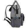 Рюкзак для мамы BRAUBERG MOMMY, крепления для коляски, термокарманы, серый, 41x24x17 см, 270818 по низкой цене оптом Краснодар, Москва, Уфа, Казань, Барнаул, Владивосток, Хабаровск, Сахалин, Красноярск, Екатеренбург, 